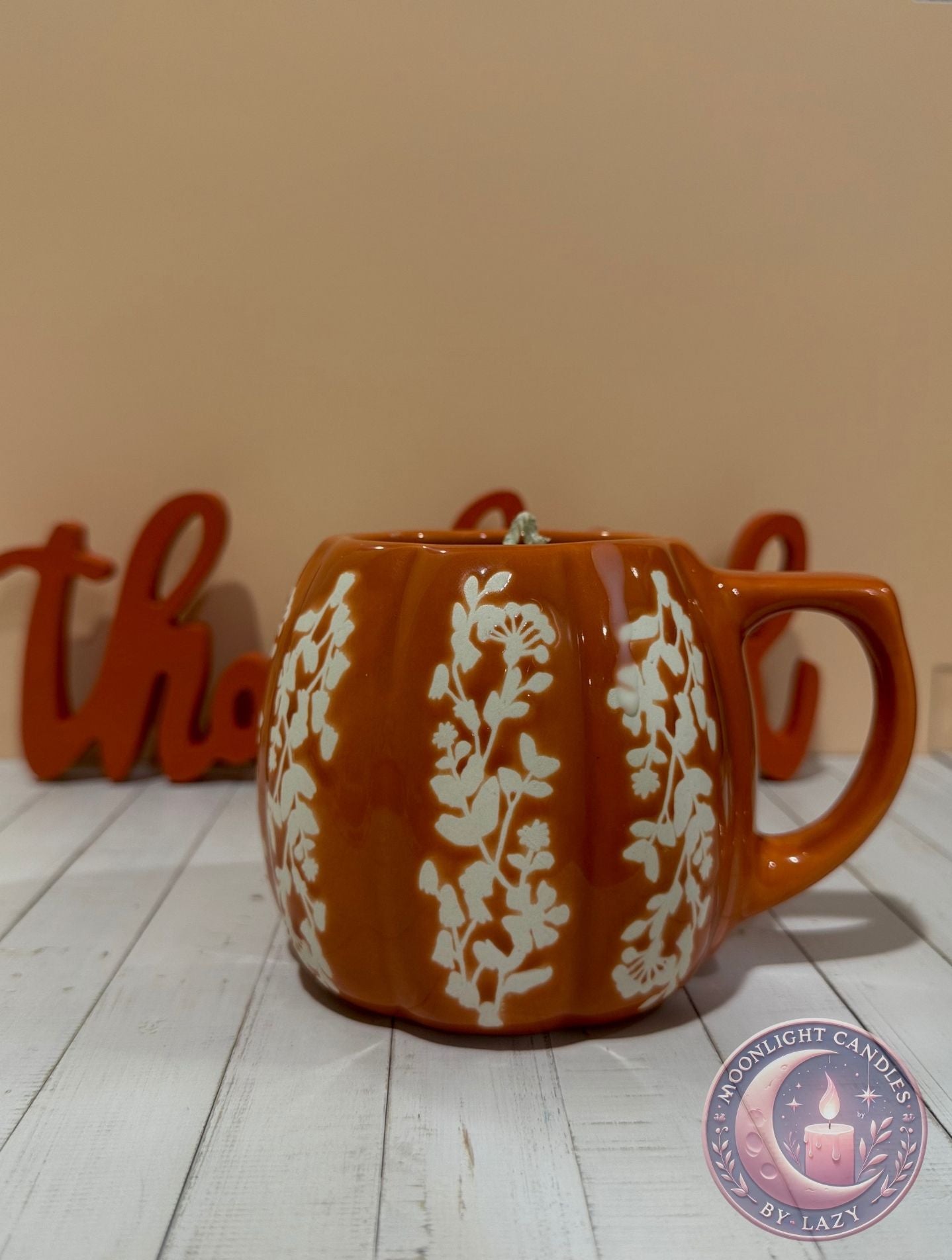 CALABAZA VERDE EN TAZA OTOÑAL